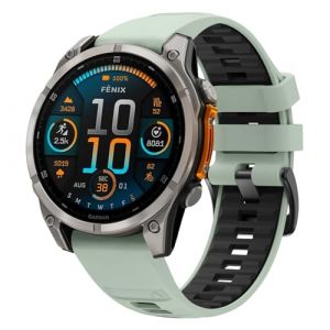 YASPARK Bracelet pour Fenix 8 51mm/Fenix 7X Pro/Fenix 7X/Fenix 6X/Fenix 6X Pro/Fenix 5X/Fenix 5X Plus, 26mm QuickFit Sport Silicone Bracelet pour Fenix 3/Fenix 3 HR/3 Sapphire/7X Sapphire Solar (BEIYING, neuf)