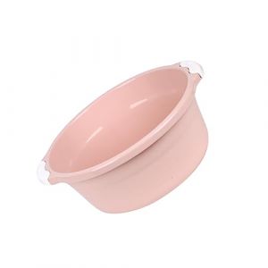 FRCOLOR 2 Pièces seau de mode bassin bol trempage lavage tasse à thé et soucoupe tasses lave vaisselle tremper plus plat tapoter le lavabo ménager lavabo classique lavabos rose (Laners, neuf)
