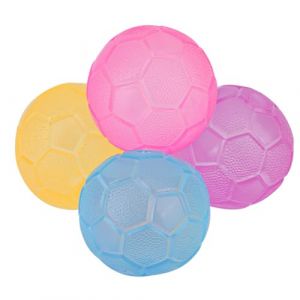 4pcs Jouets Anti-Stress &agrave; Balles, Multicolores Jouets Remplis de Maltose Durables Mont&eacute;e Lente Balle en Sucre pour l'Anxi&eacute;t&eacute; ADHD & l'Autisme Prix pour Les Salles Classe (Football) (moncion, neuf)