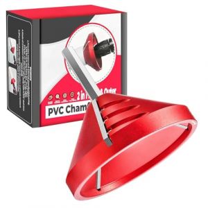 Outil D'&eacute;bavurage en PVC, Al&eacute;soir de Tuyau Ext&eacute;rieur Int&eacute;rieur 2 en 1, Outil de Plomberie de Chanfrein de Tuyau et de Tube pour OD 0,92 Pouces &agrave; 3,89 Pouces, ID 0,75 Pouces &agrave; 3,5 (Luccxx, neuf)