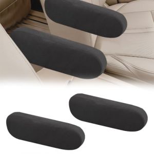 JYNXOR 2 Pièces Housses D'Accoudoir De SièGe Avant De Voiture, En Tissu éLastique, Housses De Protection Universelles Pour Accoudoir De SièGe Avant, Accessoires De VéHicule Pour Voiture,Vus,Camion Et (SHOPSCAPE INK, neuf)