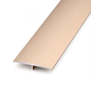 LIYI929GP Profil&eacute; en T, Noir Blanc Profil Rail De Transition Plate, Transition Facile Fixation, Bande De Moulure De Bord pour Moquette Et Rev&ecirc;tement De Sol, 90cm Long Aluminium Anodis&eacute; Barre De Seuil (LIYI929GP, neuf)