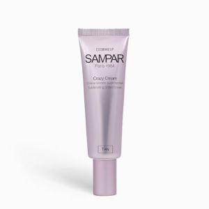 Crazy Cream Tan - Crème Teintée hydratante & Protectrice, Unifie le Teint - Effet Naturel - Pour toutes les Carnations de Médium à Mate - Tube 30 ml - SAMPAR (Parlabo Sampar, neuf)