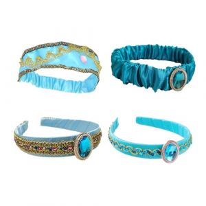 Yeselino Bandeau de princesse pour Halloween, cosplay, costume de princesse arabe classique, bleu (GuanNiaoStore, neuf)