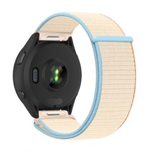 Nylon Bracelet de Montre pour Garmin Forerunner 165 Sangle, avec R&eacute;glable &agrave; Lib&eacute;ration Rapide Souple Bande de Remplacement pour Femme et Homme Compatible avec Garmin Forerunner 165 Music Bracelet (1) (Kemikeji, neuf)