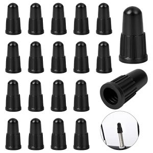 20 Pi&egrave;ces Bouchons de Valve v&eacute;lo Adaptateurs de Valve Capuchon de Valve de Cyclisme Fran&ccedil;aise Bouchon Anti-poussi&egrave;re de v&eacute;lo en Plastique Utilis&eacute; pour Les v&eacute;los de Montagne Courses sur Route VTT (cloubrigh, neuf)