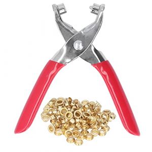 Ensemble de Pinces Perforatrices en Métal avec Boutons à œillets de 4 Mm, Kit D'outils à œillets en Alliage D'acier Polyvalent avec 100 Boutons à œillets pour Vêtements de (Tatamon, neuf)