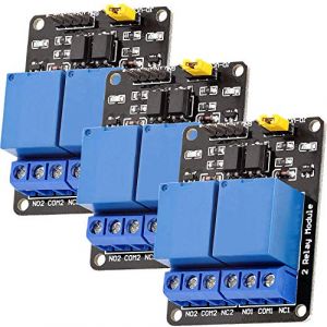 AZDelivery 3 x 2 canaux Module Relais 5V avec optocoupleur Low-Level-Trigger Compatible avec Arduino et Raspberry Pi incluant Un Ebook! (AZDelivery-Shop, neuf)