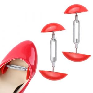 UEIOAVL Embauchoirs &agrave; chaussures, 1 paire d'embauchoirs pour femmes simples en plastique universels &eacute;largis ou extensibles unisexes adapt&eacute;s aux chaussures en cuir bottes et talons hauts (rouge) (KONGLINpengde, neuf)