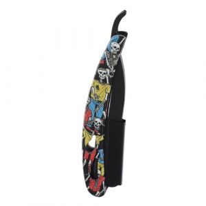 Veemoon Outil de Rasage Professionnel Acier Inoxydable pour Coiffeurs Couteau à Raser et Ergonomique pour Salons de Coiffure et Usage Domestique (Quiet Window, neuf)