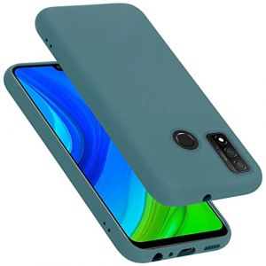 cadorabo Coque Compatible avec Huawei P Smart 2020, Étui Housse en Silicone- Coque pour P Smart 2020- Protection Antichoc, Anti-Empreintes- TPU Housse de Protection - Mat Liquid Green (cadorabo-shop, neuf)