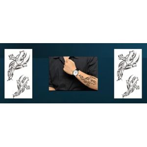 2 feuilles Tatouage Temporaire Tatouage Religieux Croix Tatouages Faux Tatouages Tatouages XQB273x2 (Beyond Perfection, neuf)