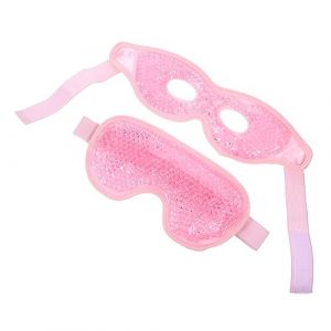 SOPOTUTU 2 pièces Rafraîchissants pour Yeux Gel Coussinets Froids Fatigue et Poches Sous Yeux Naturel Fatigue Oculaire Masque Froid Réutilisable pour et Détente (chenluwei, neuf)
