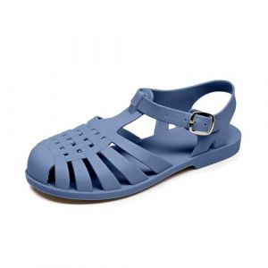 Sandales en Caoutchouc pour Femme, Unisexes, en Plastique, Chaussures Classiques à Boucle Transparente, Sandales en Caoutchouc, Chaussures de Plage en Cristal Geschenke (vicici-cinea, neuf)