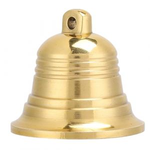 Cloche à main bouddhiste, clochettes en laiton cloche de méditation bouddhiste cloche à son clair bouddhiste Feng Shui cloche à main taoïste 1,5 pouces (Sheens 88, occasion)