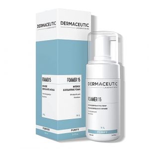 Foamer 15 de Dermaceutic - Mousse exfoliante intense contenant de l'Acide Glycolique et de l'Enoxolone - 100 ml (Dermaceutic Laboratoire, neuf)