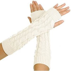 VUCDXOP Gants d'hiver tricot&eacute;s pour Femme, Manches Longues, Chauffe-Mains, Mitaines Manches Longues, Gants tricot&eacute;s, Chauffe-Bras (Tukistore, neuf)