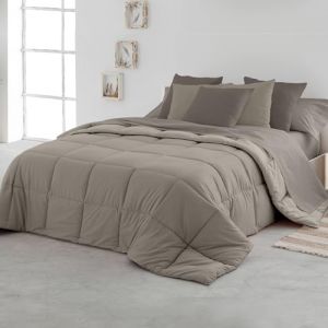 SOMNI HOME &Eacute;dredon &Eacute;t&eacute; pour Lit 180 cm Nordique Bicolore Toucher Plume. Couette &Eacute;t&eacute;. R&eacute;versible Chaud Doux L&eacute;ger. Printemps Automne 200 gr. Couleur Beige - Ar&eacute;ne 270x260 (SomniHome, neuf)