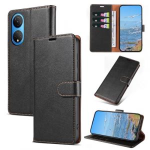 KKEIKO Coque pour Honor X7, Antichoc Magnetique Étui à Rabat avec Porte Cartes, Portefeuille Housse en Cuir PU Coque pour Honor X7, Noir (KKEIKO, neuf)