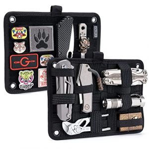 TACTICAL GEEK TCM Organiseur Sac Dos Sac bandoulire Sac fourre-Tout Organisateur tastique Portable pour Voyage, Vacances Organiseur Panneau d'affichage de Patch Tactical Board Patch Organizer (TACTICAL GEEK FR, neuf)