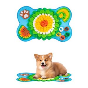 Tapis &agrave; renifler pour chien, jouet intelligent pour chien, entra&icirc;nement intelligent, tapis d'entra&icirc;nement lavable (TangHaopeijian, neuf)