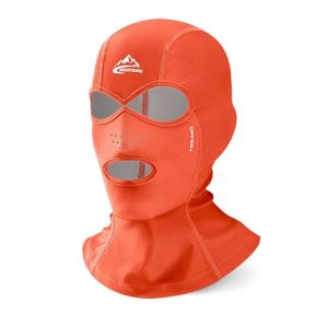 TAGVO Cagoule à Séchage Rapide pour Homme Femme, 2 Trous Multifonction Cagoules avec 2 Trous, Léger et Respirant Masque de Ski Anti-Soleil Moto Masque, Cagoule de Natation et de Surf pour Les Sports (lipsd eu, neuf)