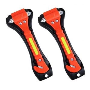 Flaconi 2PCS Brise Vitre Coupe Ceinture,Coupe Ceinture Brise Vitre,Brise Vitre Voiture,Coupe Ceinture,Casse Vitre Voiture et Coupe Ceinture,Marteau de s&ucirc;ret&eacute; de Voiture,Outils D&rsquo;&Eacute;vacuation pour Auto (shenhua auto, neuf)
