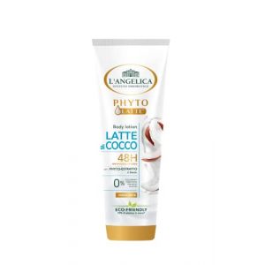 L'Angelica, Lot de 6 lotions corporelles au lait de coco - 250 ml - Cr&egrave;me nourrissante pour le corps &agrave; l'extrait de phyto coco - Rend la peau douce et brillante - Cr&egrave;me corporelle pour peaux s&egrave;ches (Dealon, neuf)