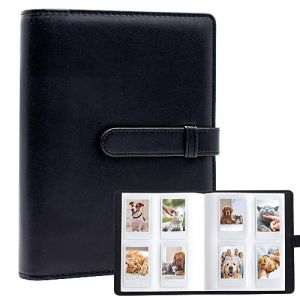 Album Photo 256 Pochettes pour Appareil Photo instantan&eacute; Fujifilm Instax Mini LiPlay 11 12 26 25 9 8+ 8 7S, Porte-Cartes Photo pour imprimante &agrave; Appareil Photo instantan&eacute; Polaroid (Noir) (Nacay, neuf)