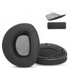 HDR160 Remplacement des Coussinets et de l'arceau Compatible avec Sennheiser HDR160/170/180 RS160/170/180 Wireless Casques/écouteurs Coussinets d'oreille en Tissu Respirant (HTINDUSTRY-EU, neuf)