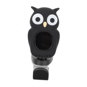 Healifty Accordeur Guitare &agrave; Clip Carton Hibou Pr&eacute;cis pour Guitare Acoustique &Eacute;lectrique Basse et Ukul&eacute;l&eacute; Portable (Madonna Tied, neuf)