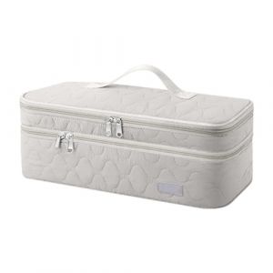 Mallette de transport pour outils de coiffure – Sac de rangement pour outils de coiffure, étui de rangement pour sèche-cheveux double couche | Sac pour fer à friser adapté aux voyages et vacances 40 (queen'style, neuf)