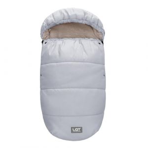 LAT Chanceli&egrave;res Universelle pour Poussettes, Imperm&eacute;able et Coupe-vent, Amovible Chanceliere Poussette Hiver avec Capuche pour Poussette, Landau, Buggy (B, Gris) (Little Jump Group, neuf)