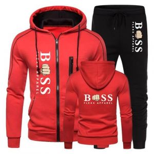 Surv&ecirc;tement Homme &agrave; Capuche Ensemble Jogging Homme 2 Pi&egrave;ces Sweat Zipp&eacute; Hoodies et Pantalon Jogging Manches Longues Combinaison de Sport pour Gym &Eacute;l&eacute;gant pour Gym Running Loisirs (KwiBea, neuf)