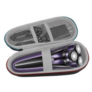 Sac de rasage &eacute;lectrique pour Braun Series 3s/5s/7s/9s, braun series 3 3040s 3020s, Sac de voyage rigide en EVA pour rasoir et tondeuse (Gra) (NOKWOCY TRADE Kft., neuf)
