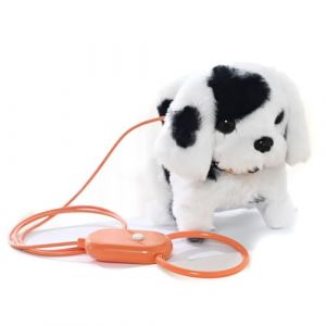 ISAKEN Jouet &eacute;lectronique interactif en Peluche pour Chien Qui Marche et aboie, Jouet &eacute;lectronique en Peluche pour Chien, Cadeau d'anniversaire pour Enfants Filles (Qpolly, neuf)