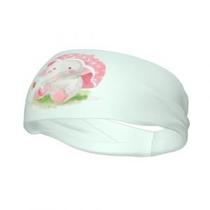 Petit éléphant tenant un parapluie et un papillon, bandeaux pour hommes et femmes, antidérapants, pour le sport, la gym, le basket-ball, le yoga (ruianshihuichenjiayouzhanguanliyouxiangongsi, neuf)