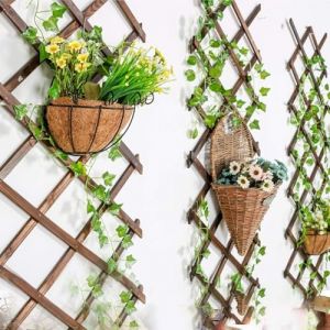 Garden mile Treillis en bois robuste pour jardin et extérieur 1.8 x 0.3m (Garden_Mile, neuf)