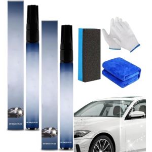 Stylo Anti Rayures Recyclable Doux Chemin, Stylo Pro Efface Rayures Doux Chemin, StyloPro Anti Rayure Voiture, StyloPro Retouche Magique,Réparation Instantanée, Séchage Rapide, Résultat Durable (2Pcs) (dingkongbaihuodian, neuf)