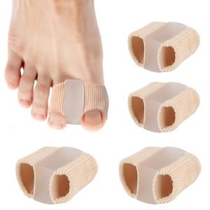 Redresseur Orteil,4 Pièces Ecarteur Orteil D'orteils Pour Orteils Courbés, Separateur Orteil Pour Orteils Qui Se Chevauchent, Correcteur Redresseur En Gel Avec 2 Boucles, Pour Hommes Et Femmes,Peau (TengZhouMaiYaKeJiZiXunYouXianGongSi, neuf)