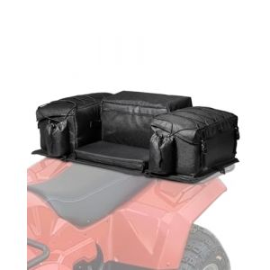 VEVOR Sac de rangement arri&egrave;re pour VTT, 50 L, coffre de rangement VTT avec coussin de si&egrave;ge en &eacute;ponge et porte-bouteille, tissu Oxford 600D, pour la plupart des porte-bagages arri&egrave;re, pour UTV Can-Am (VEVOR Direct Store FR, neuf)