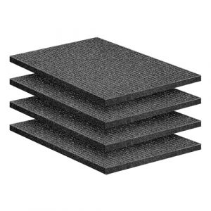 Mousse Predecoupee, Mousse Predecoupee Cube, Mousse de Boîte à Outils, 4 PCS 400 x 300 x 25mm Mallette à Outils, Mallette pour Appareil Photo en Mousse (YUSHENGTAI, neuf)