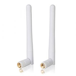 SMA 4G Antenne 5DBI GSM High Gain LTE Amplificateur de Signal Haute Performance WiFi Modem Adaptateur Réseau Antenne à Longue Portée pour Les Points Mobiles (2 Paquets * 10cm) (Andven, neuf)