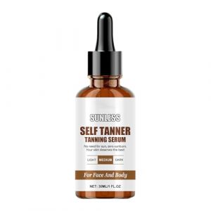 Gouttes Autobronzantes, Autobronzant Liquide Doux Pour Femme, Solution 30ml Naturelle Nourrissante pour un Bronzage Progressif (XingTaiShiXinNiuNongYeYouXianGongSi, neuf)