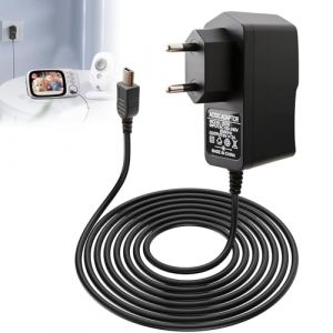 Chargeur pour BOIFUN 3.2&rdquo; Babyphone, 5 V 2 A Chargeur Adaptateur Alimentation Secteur Remplacement, Bloc d'alimentation Mini USB pour VB603 &eacute;cran Cam&eacute;ra Surveillance b&eacute;b&eacute;, C&acirc;ble Longueur 1.8M (HaoHaoDeHeHu, neuf)