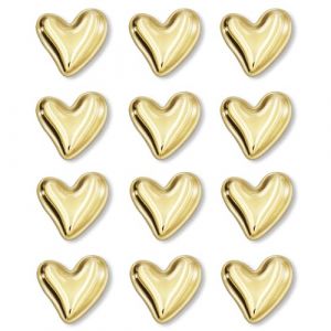 JYNXOR 12 pi&egrave;ces Aimants Frigo en Forme de C&oelig;ur,3D Magnets Puissants et D&eacute;coratifs pour R&eacute;frig&eacute;rateur,Tableau Magn&eacute;tique et Bureau,Petits Aimants pour Photos et Notes,D&eacute;coration Magn&eacute;tique &agrave; la Maison (SHOPSCAPE INK, neuf)