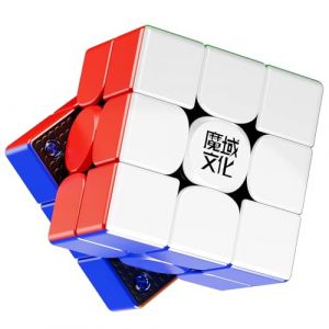 Moyu Weilong V11 SE 2025 Ball-Core UV Coated Speed Cube 3x3 Stickerless Puzzle Cube Professional MagLev Magnetic Master Cube(Maglev Ball Core Black Internal Version) (MoYu FR, neuf)