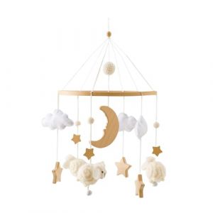 Mobile De Lit B&eacute;b&eacute; | Suspension musicale pour mo&iuml;se | Mobile D&eacute;coratif Boh&egrave;me Pour Gar&ccedil;ons Et Filles De 0-3 Ans Pour Chambre Et Poussette (zhiyuziqin, neuf)