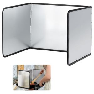 VFANDV Plaque Anti Projection Cuisine, Protection d'&Eacute;cran pour Cuisini&egrave;re Plaque Anti Projection Cuisine Pliable Protection D'&eacute;cran Anti-&Eacute;claboussures pour &Eacute;vier Cuisson R&ocirc;tir (39x29x30cm) (IONADVERTISE, neuf)