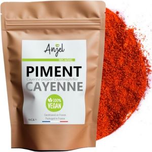 Piment de Cayenne en poudre 100g - Epice Poudre très piquante pour relever vos plats - 100% Naturel - NCA (ANJEL BOUTIQUE - MAISON DU GOUT, neuf)